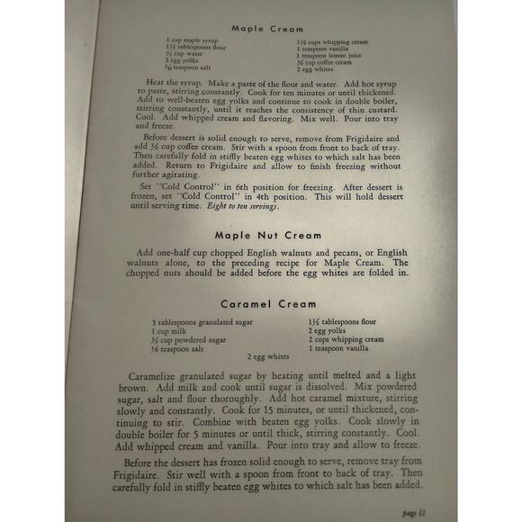 Vintage Frigidaire Refrigerators Recipes Cook Book Miss Verna L. Miller (bb2) - Picture 4 of 10